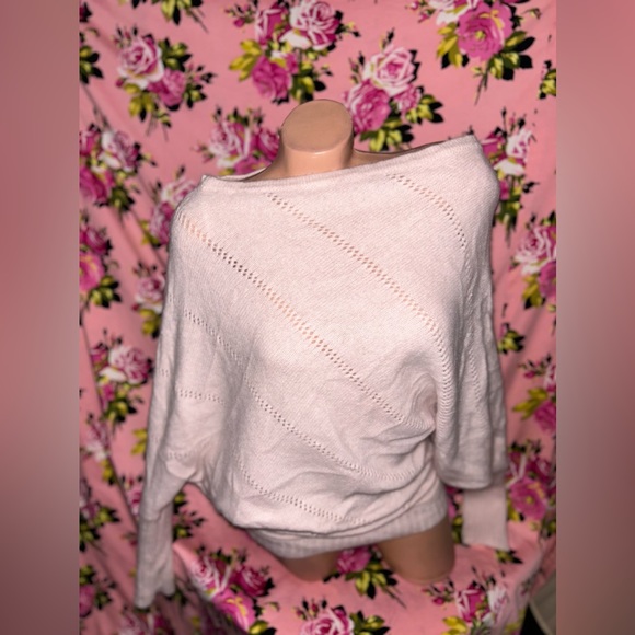 Barbie pink heart soft angora bunny fur sweater oversized 90’s y2k sexy vs - Picture 2 of 7